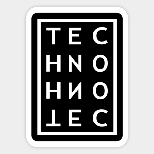 TECHNO TECHNO Sticker